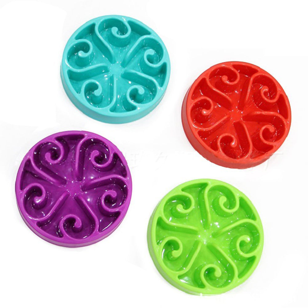 Slow Feeder Bowl for Cats & Dogs – Fun Puzzle Design