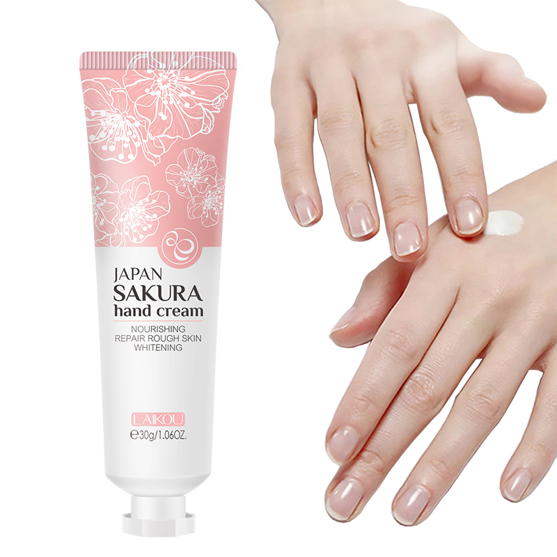 Hydrating Hand Cream: Nourishing & Restoring Balm for Dry Cracked Hands, Shea Butter, Chamomile, Cherry Blossom