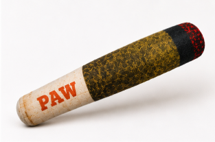 Funny Squeaky Plush Dog Toy | Novelty Cigarette-Shaped Interactive Pet Toy