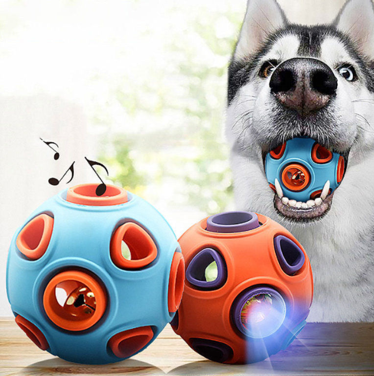 Glow in the Dark Dog Toy Ball with Free US Shipping