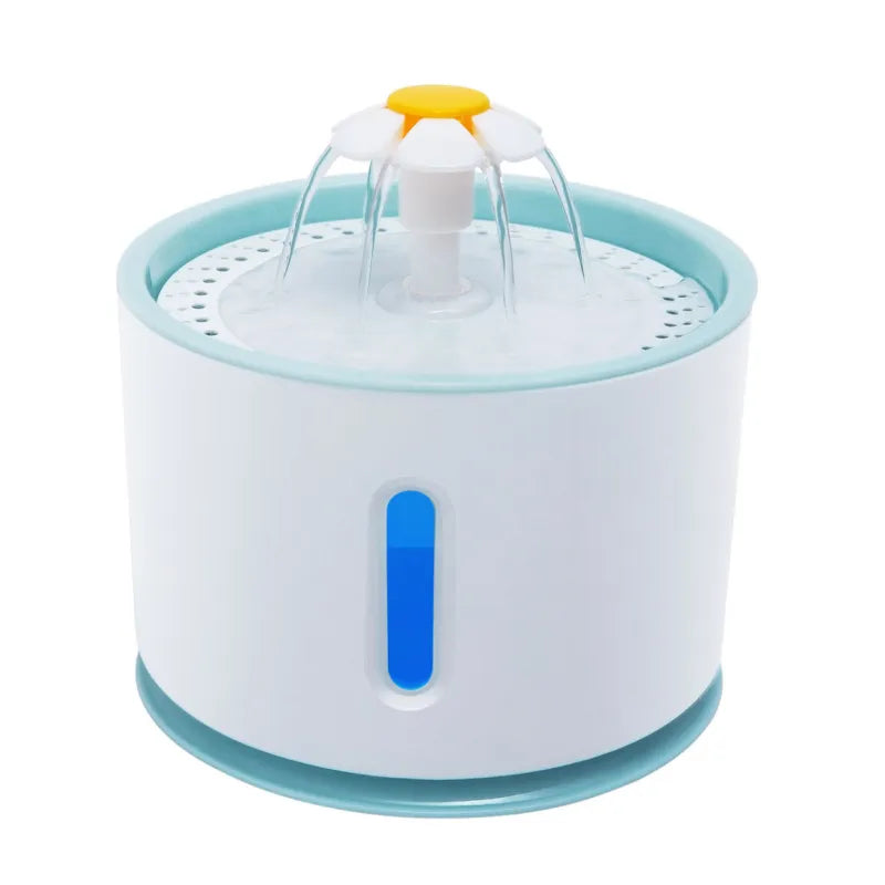 Flower Pet Water Fountain – Automatic Drinking Dispenser for Cats & Small Dogs