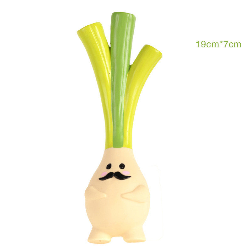 Funny Squeaky Latex Dog Toy – Ginger & Garlic Design