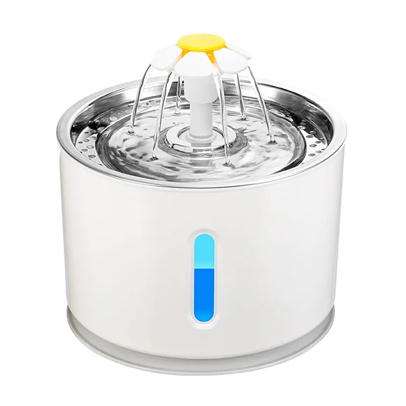 Flower Pet Water Fountain – Automatic Drinking Dispenser for Cats & Small Dogs