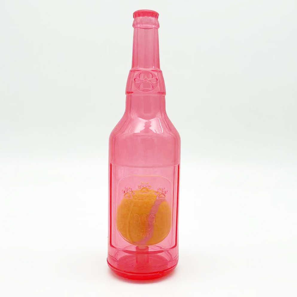 Interactive Tennis Ball Bottle Toy for Dogs