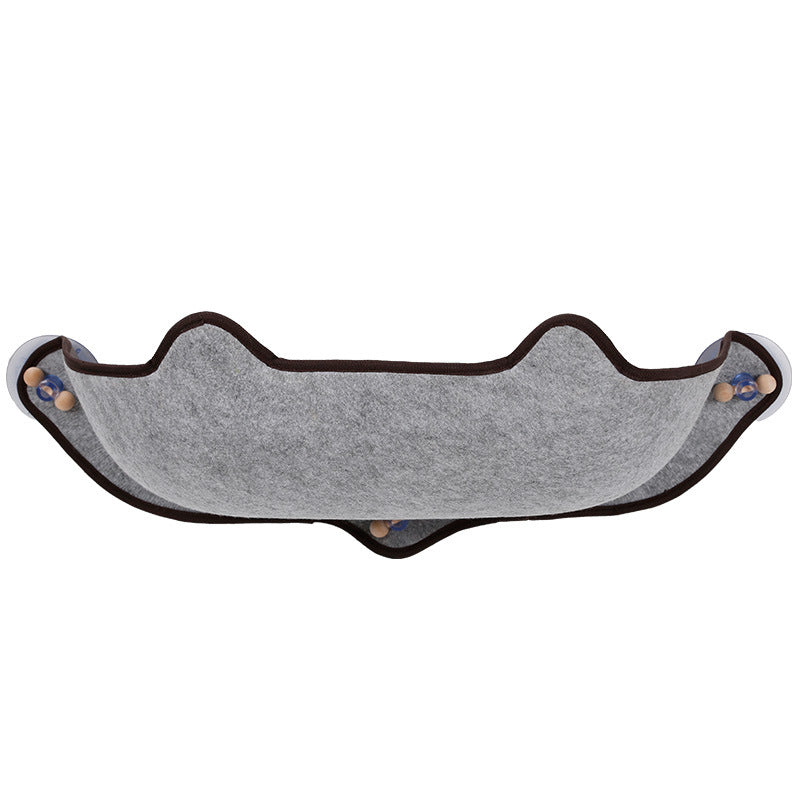 Window Cat Hammock - Cat Window Perch with Strong Suction Cups, Space Saving Cat Bed Holds up to 22 lbs