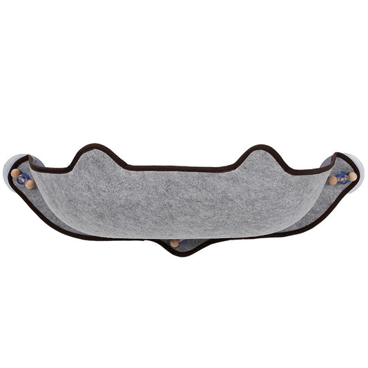 Window Cat Hammock - Cat Window Perch with Strong Suction Cups, Space Saving Cat Bed Holds up to 22 lbs