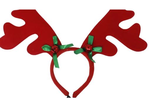 Christmas Pet Hat & Headband Set | Festive Holiday Accessories for Dogs & Cats