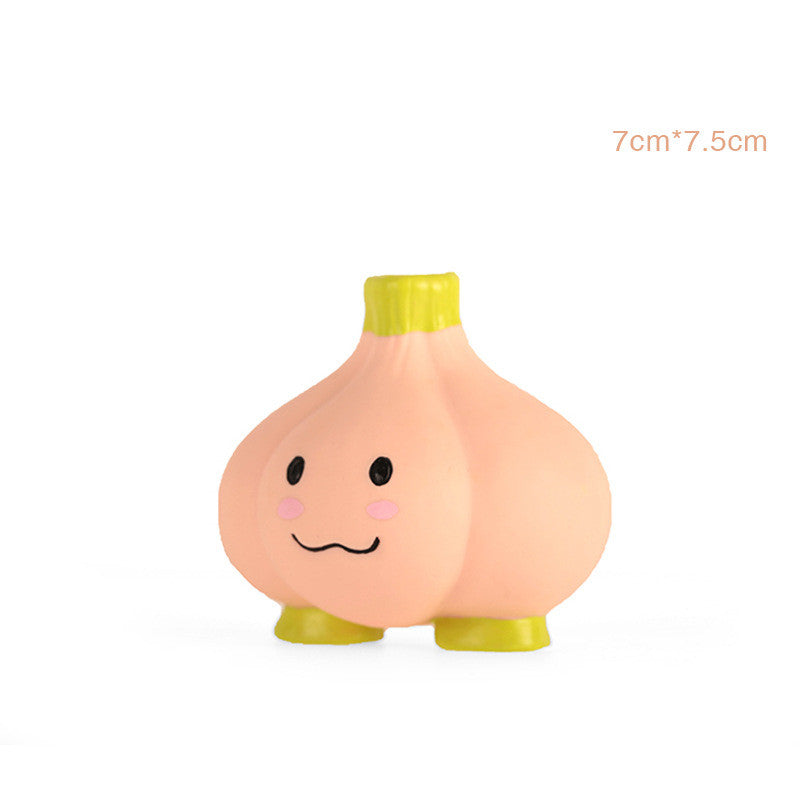 Funny Squeaky Latex Dog Toy – Ginger & Garlic Design