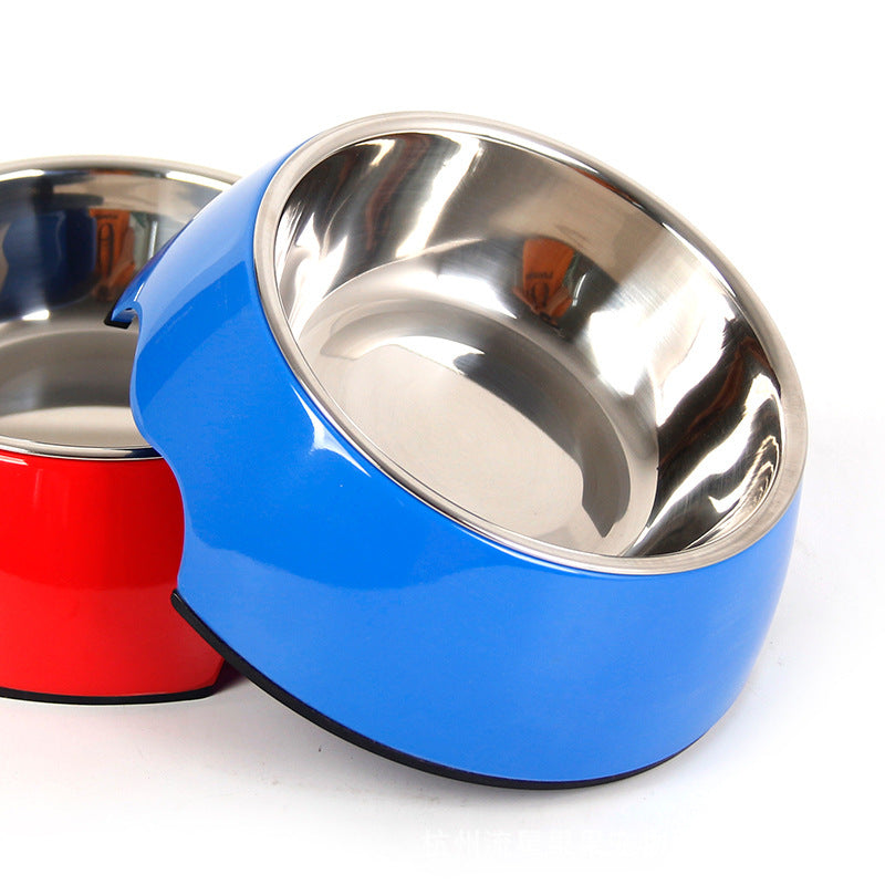 Non-Slip Stainless Steel Dual Pet Bowl | Free US Shipping