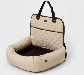 Multifunctional Pet Car Bed - Dog Car Seat with Thick Cushion, Portable Travel Dog Bed Booster Seat for Car SUV Truck