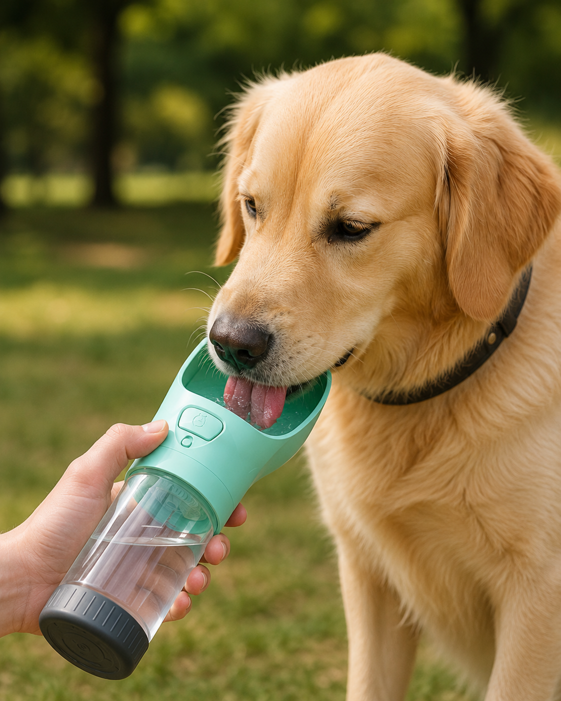 Portable Pet Water Dispenser with Filter and Cup