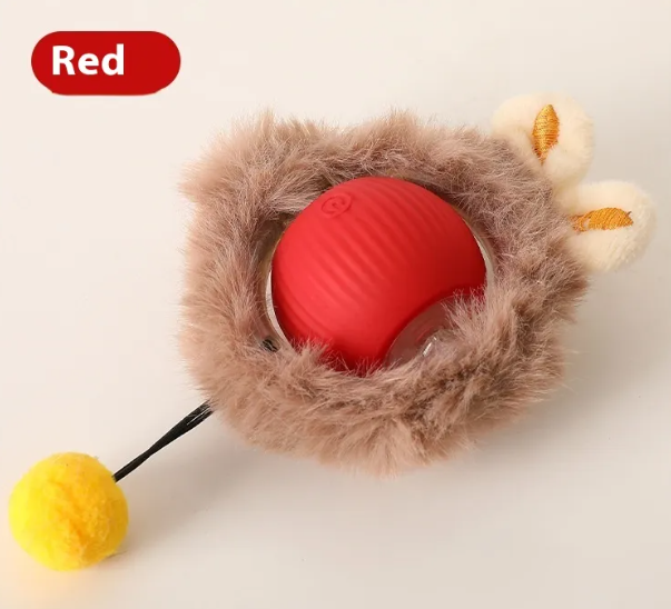 PurrPlay Self-Rolling Cat Toy Ball | Interactive Automatic Cat Exercise Toy