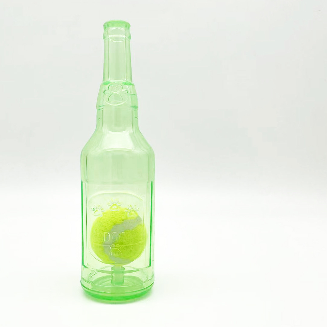 Interactive Tennis Ball Bottle Toy for Dogs