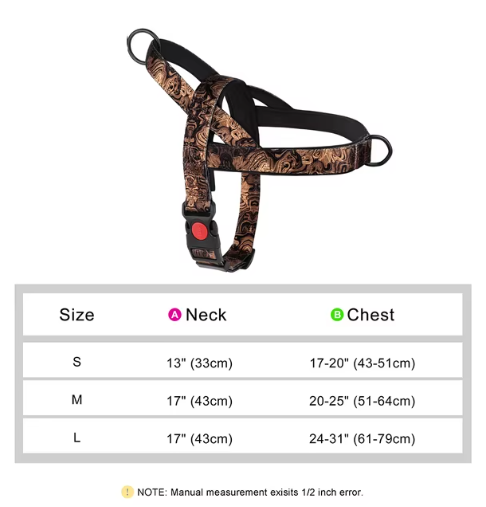 Adjustable No-Pull Dog Harness | Comfortable Nylon Pet Vest for Daily Walks