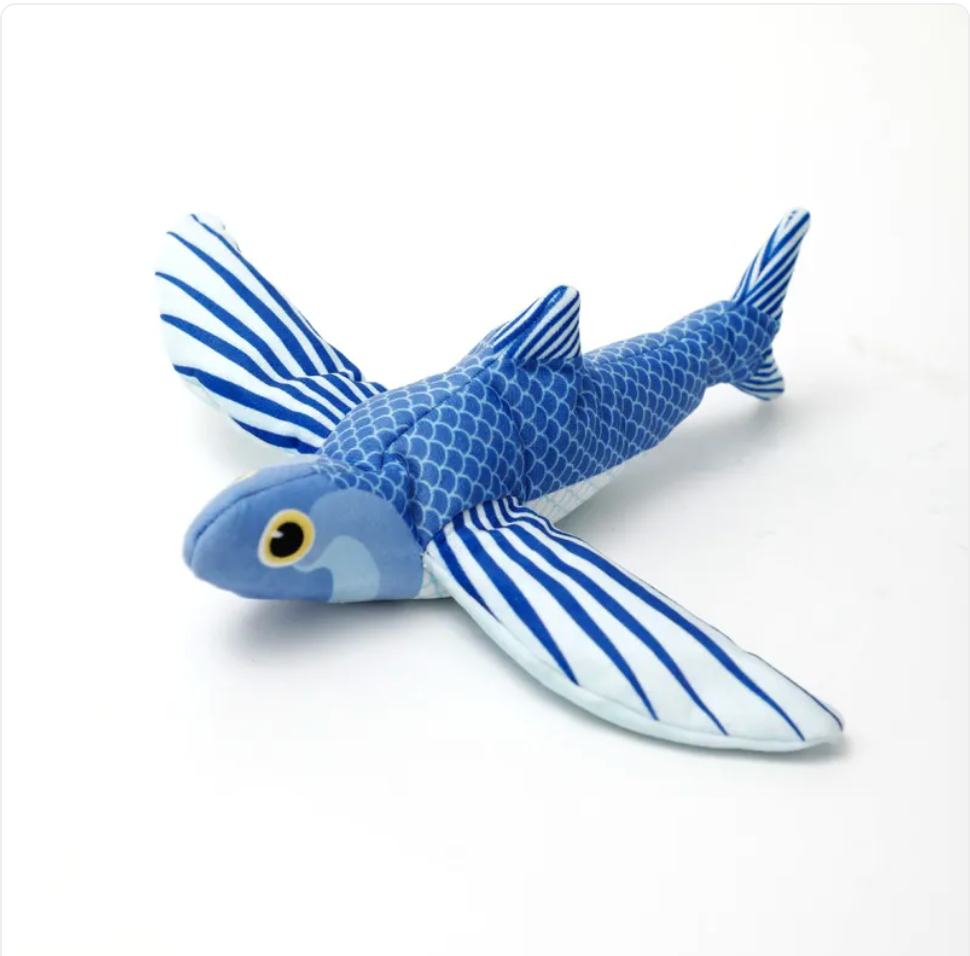Interactive Plush Pet Toy – Flapping Bird & Jumping Fish