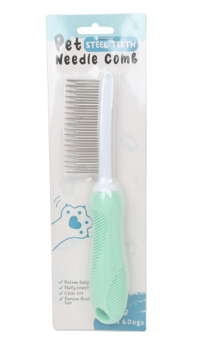 Pet Grooming Brush for Dogs & Cats – Removes Loose Fur & Tangles