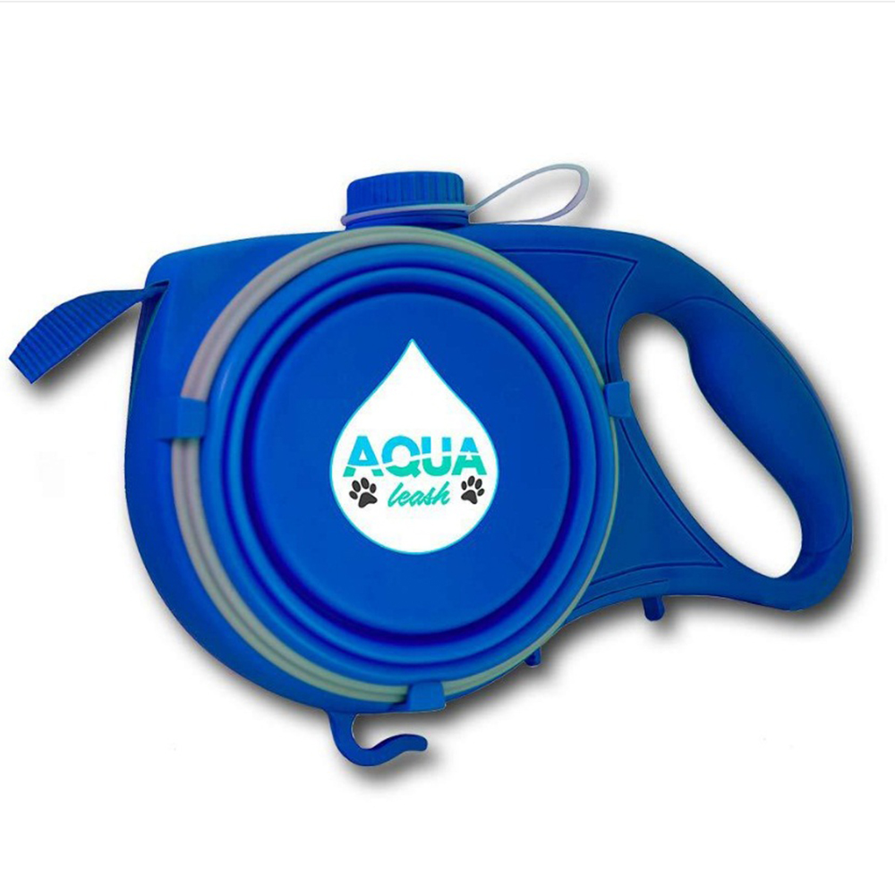 Automatic Retractable Dog Leash with Collapsible Bowl | Tangle-Free Pet Walking Lead
