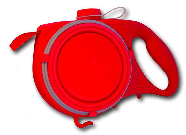 Automatic Retractable Dog Leash with Collapsible Bowl | Tangle-Free Pet Walking Lead